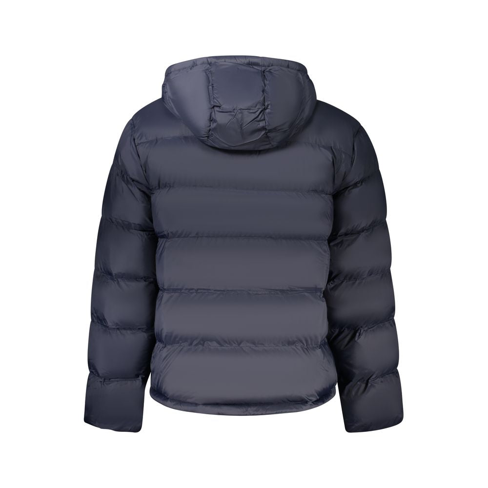 Calvin Klein Logo Quilted Polyamide Down Jacket — Blue, view 2