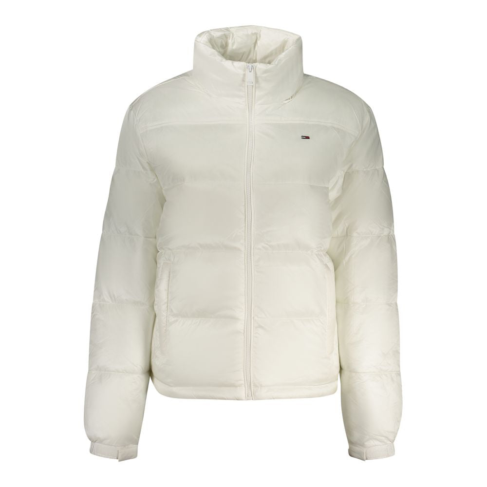 Tommy Hilfiger Recycled Polyester Puffer Down Jacket — White by Tommy Hilfiger