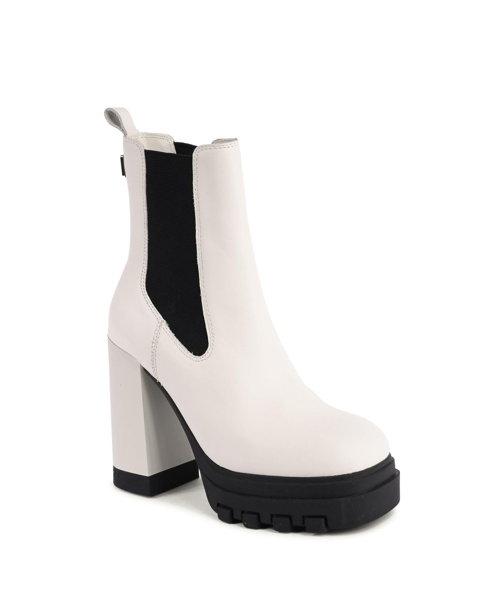 Tommy Hilfiger Chunky Platform Ankle Boot — White by Tommy Hilfiger