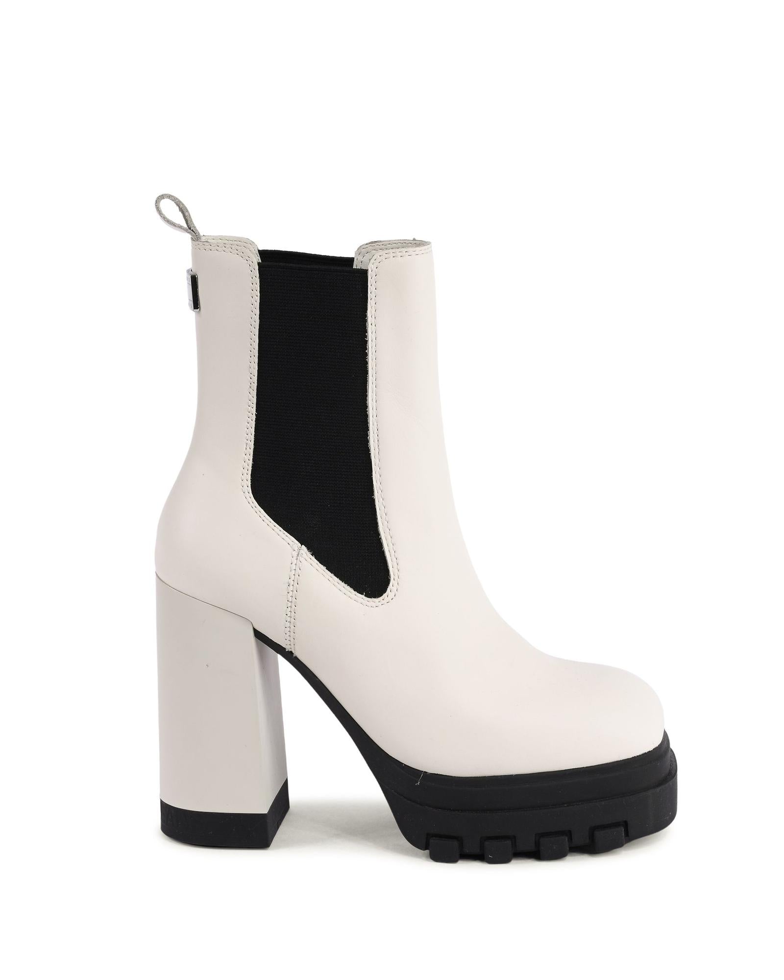 Tommy Hilfiger Chunky Platform Ankle Boot — White, view 2