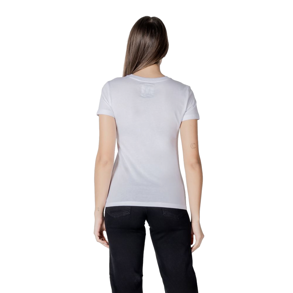 Armani Exchange Cotton T-Shirt — White, view 2