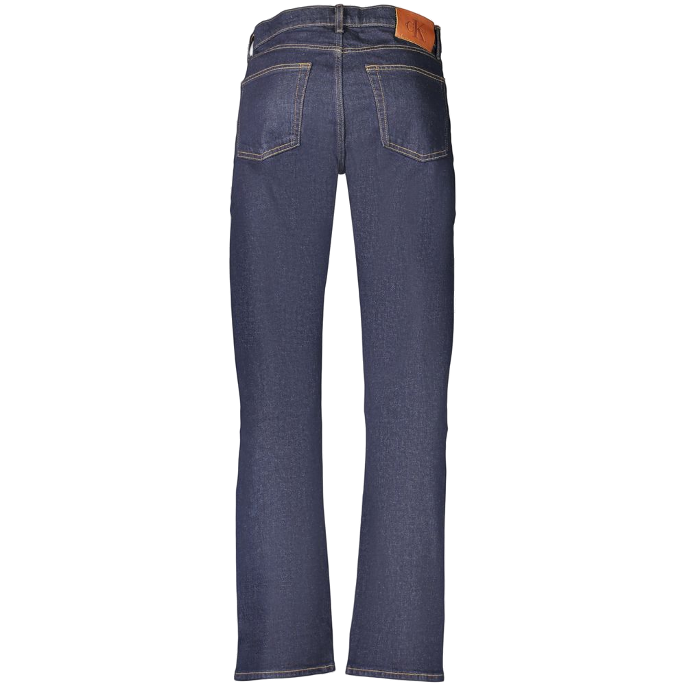 Calvin Klein 5-Pocket Cotton Jeans — Blue, view 2