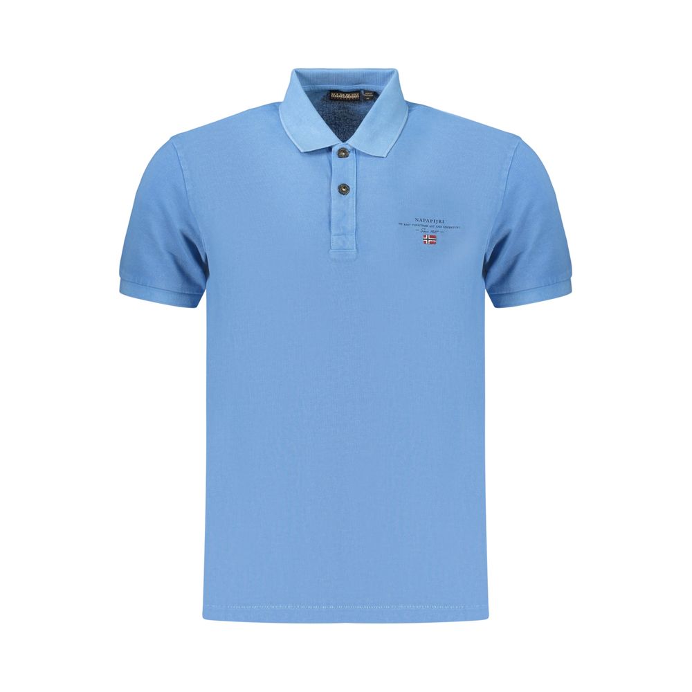 Napapijri Cotton Polo — Blue by Napapijri