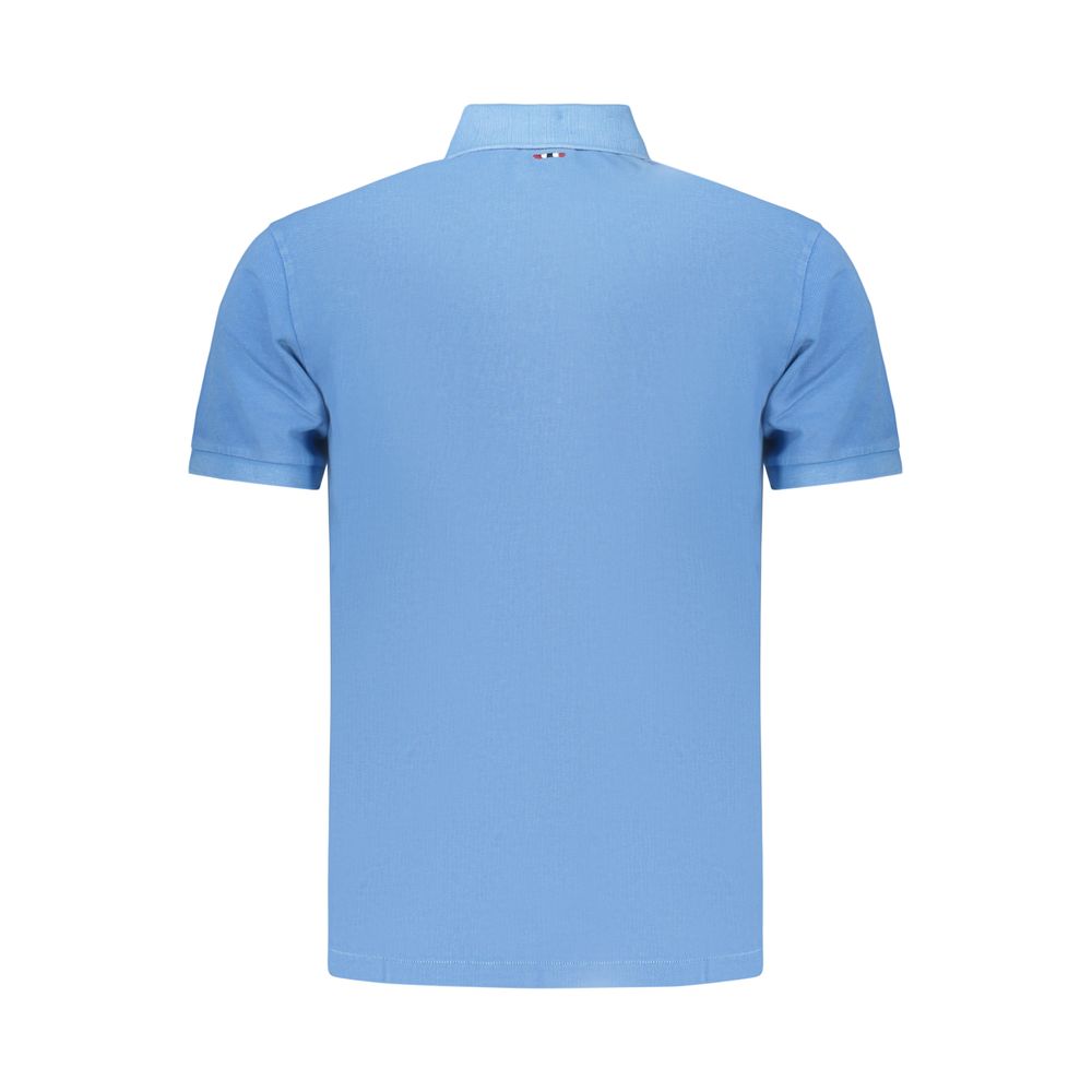 Napapijri Cotton Polo — Blue, view 2