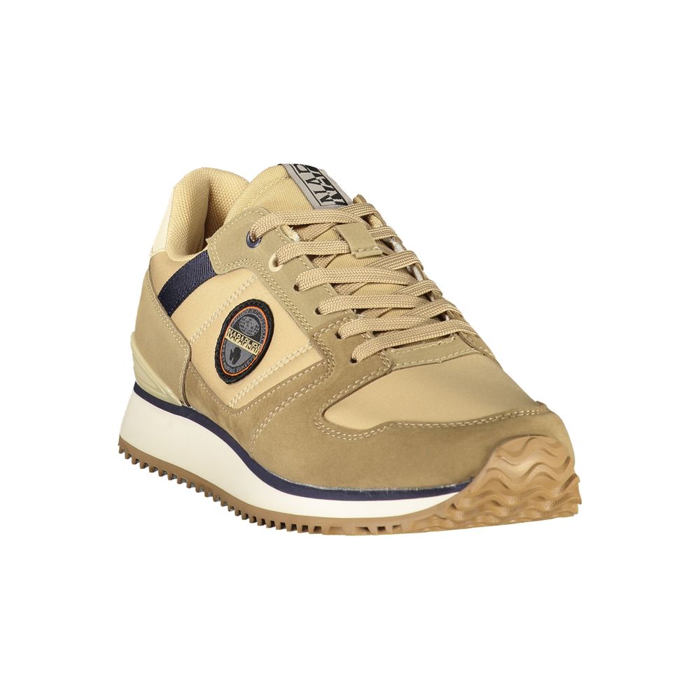 Napapijri Colorblock Design Sneaker — Beige, view 2