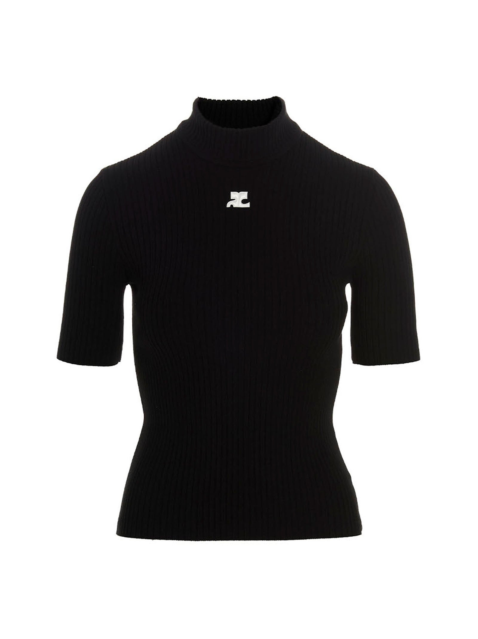 CourrèGes Reedition Sweater — Black by Courreges