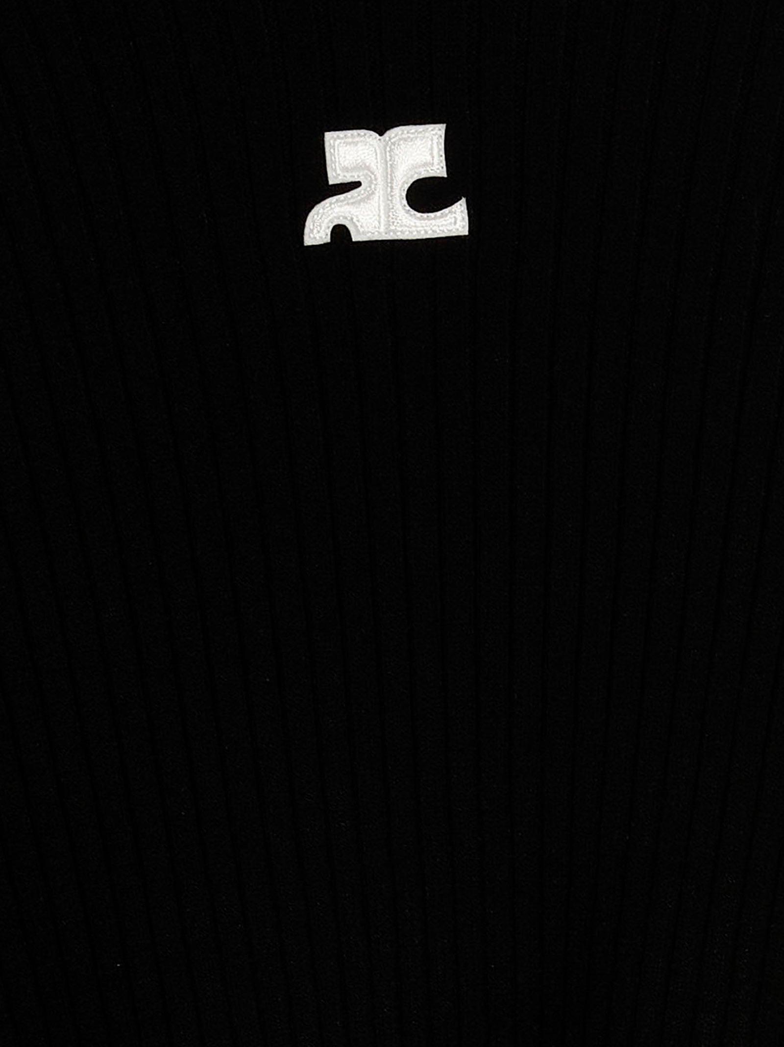 CourrèGes Reedition Sweater — Black, view 4