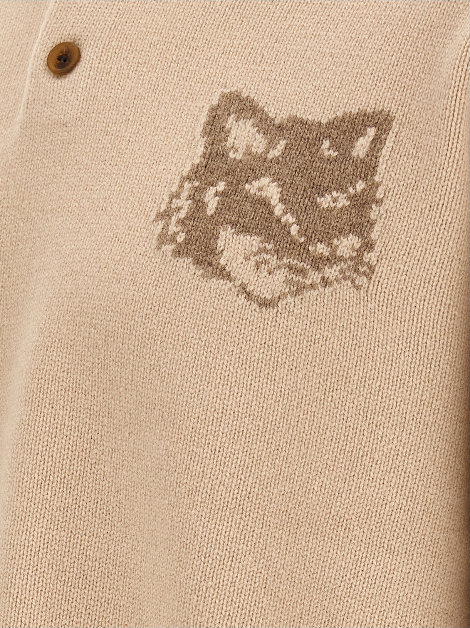 Maison Kitsuné Polo — Beige, view 4