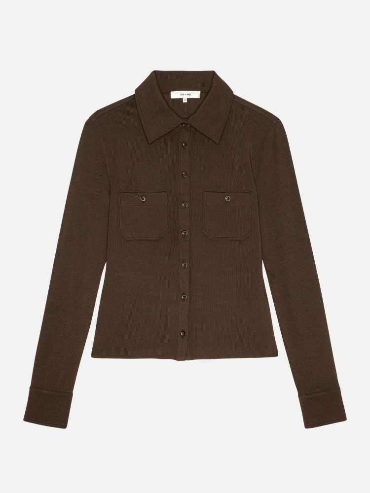Frame Shirt — Brown by Frame