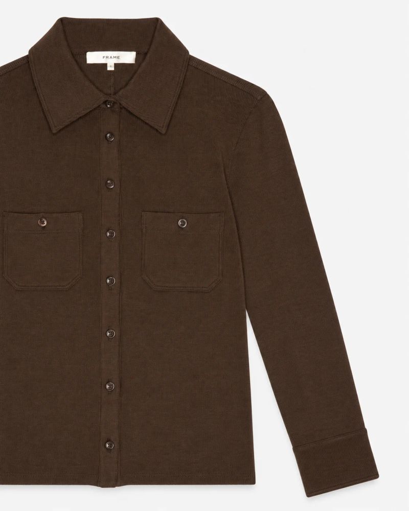 Frame Shirt — Brown, view 2