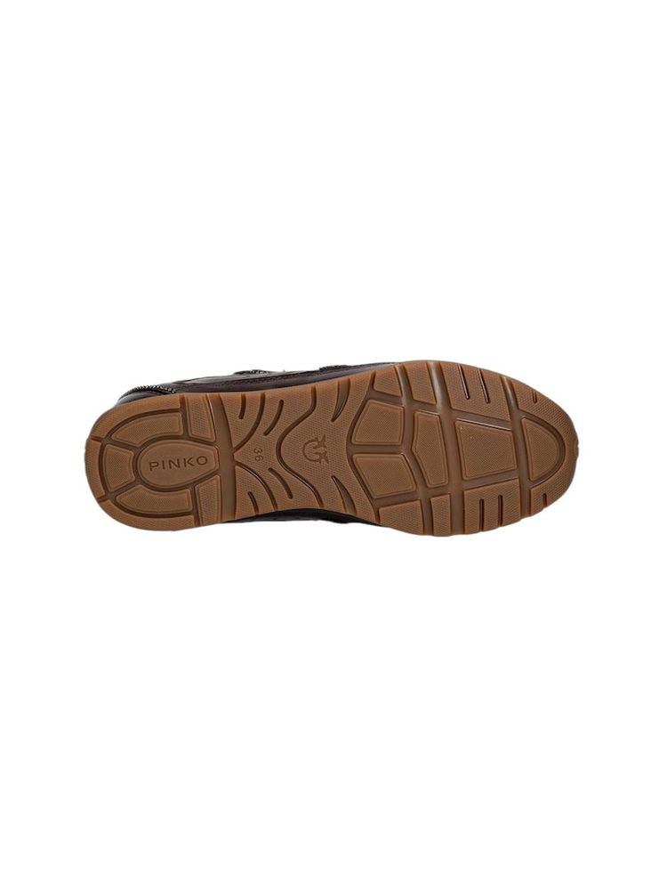 Pinko Yulia 04 Sneaker — Dark Brown, view 5