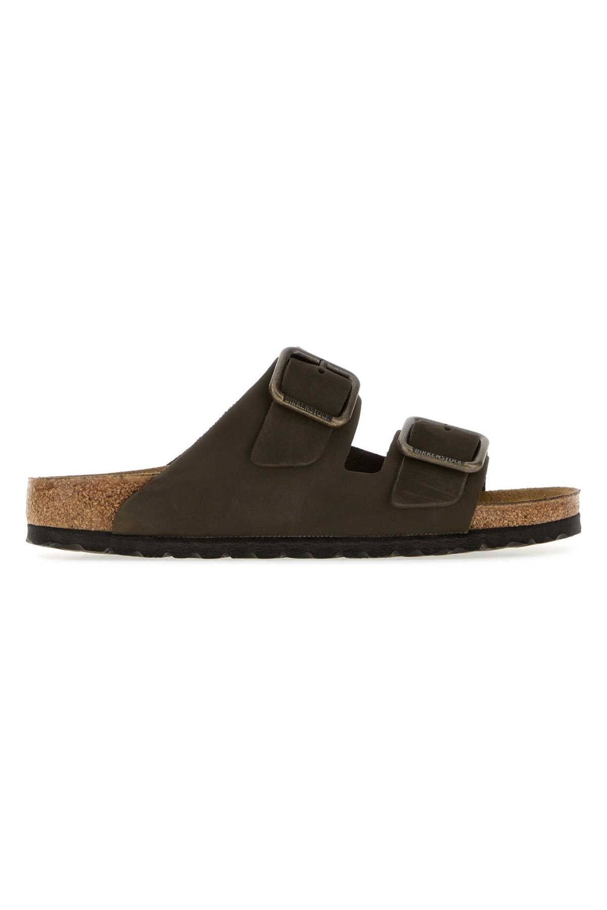 Birkenstock Arizona Slippers — Brown by Birkenstock