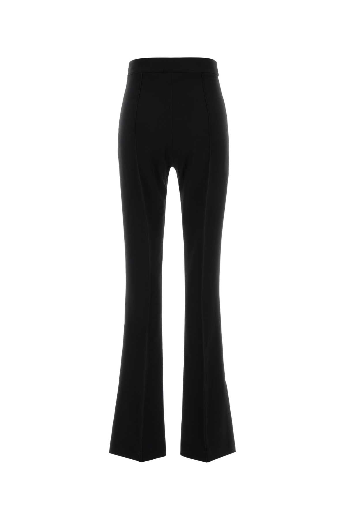 Des Phemmes Flare Trousers — Black, view 2