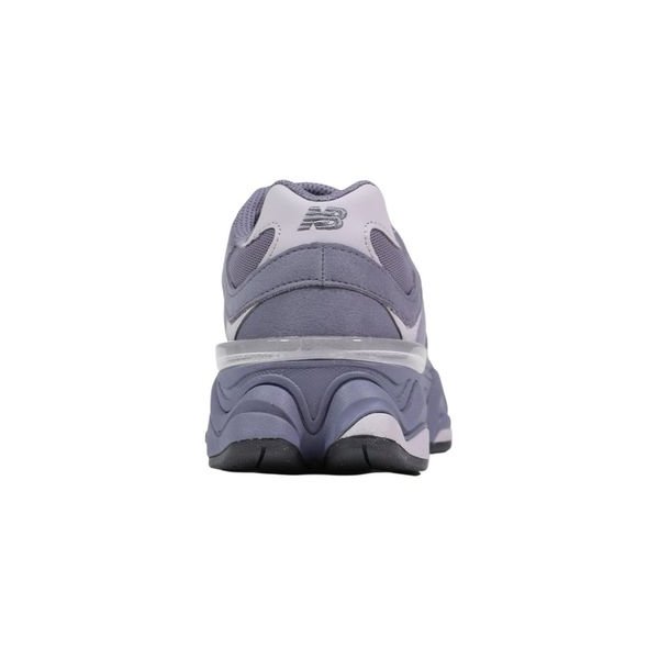 New Balance Suede Chunky Sole Sneakers — Gray, view 4