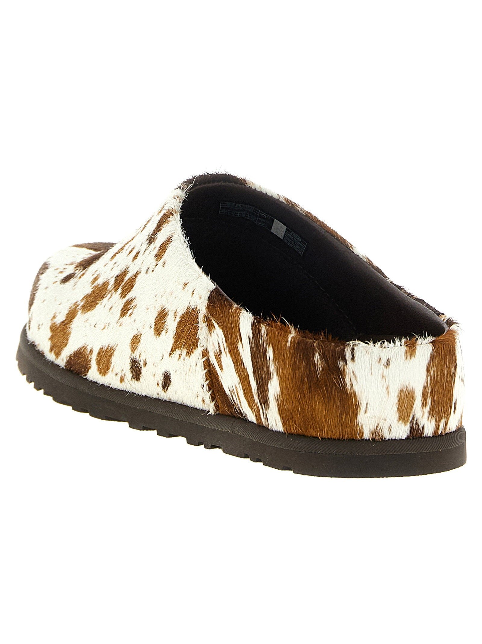 UGG Pony Hair Animal Print Slippers — Brown, view 3