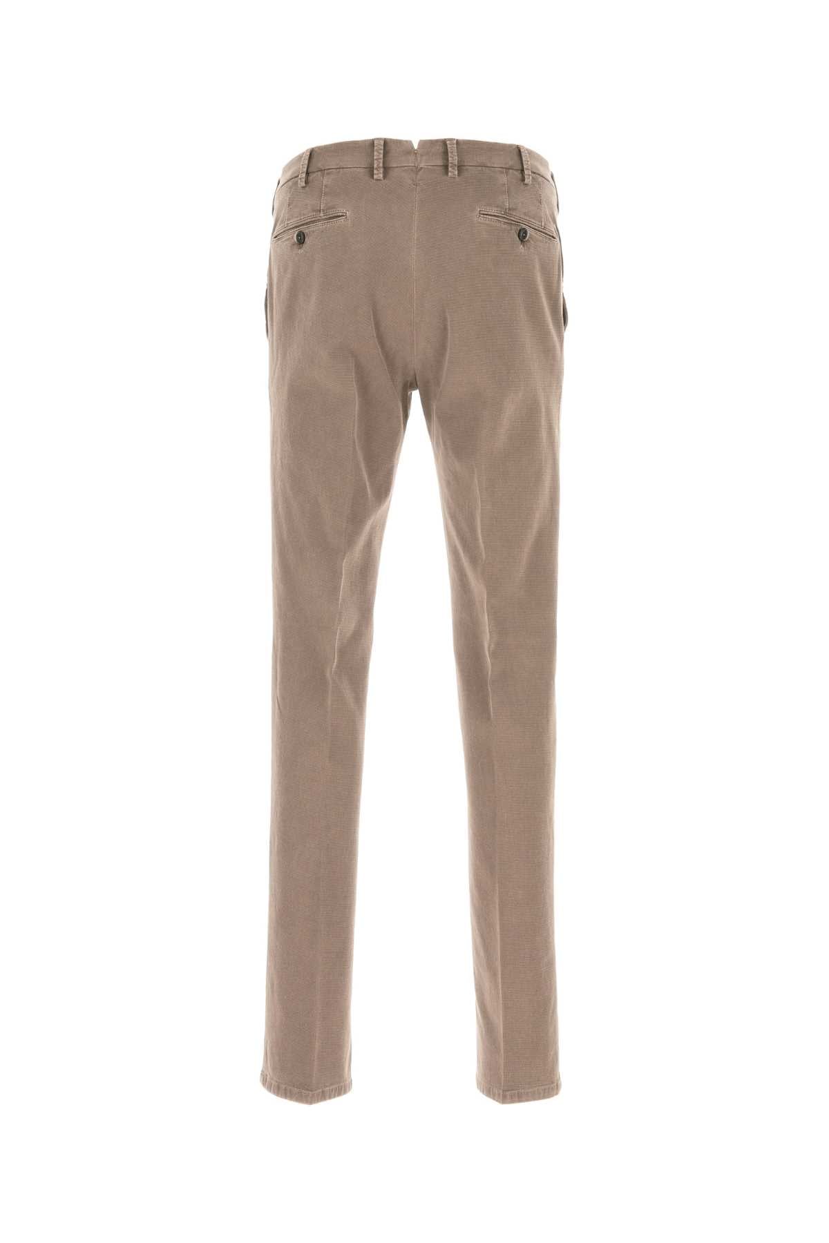 Pt Torino Stretch Cotton Trousers — Gray, view 2