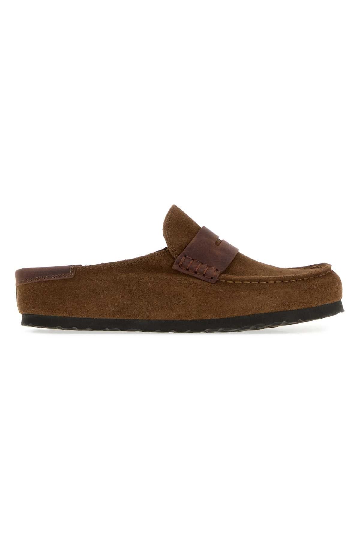 Birkenstock Naples Slipper — Brown by Birkenstock
