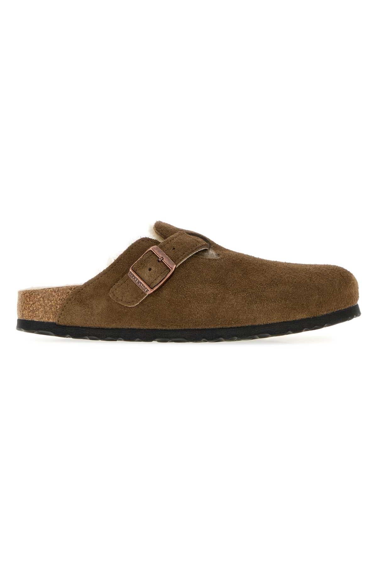 Birkenstock Boston Slipper — Brown by Birkenstock