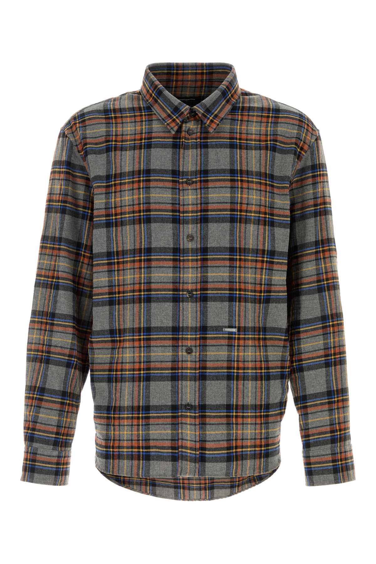 Dsquared2 Check Shirt — Gray by Dsquared2