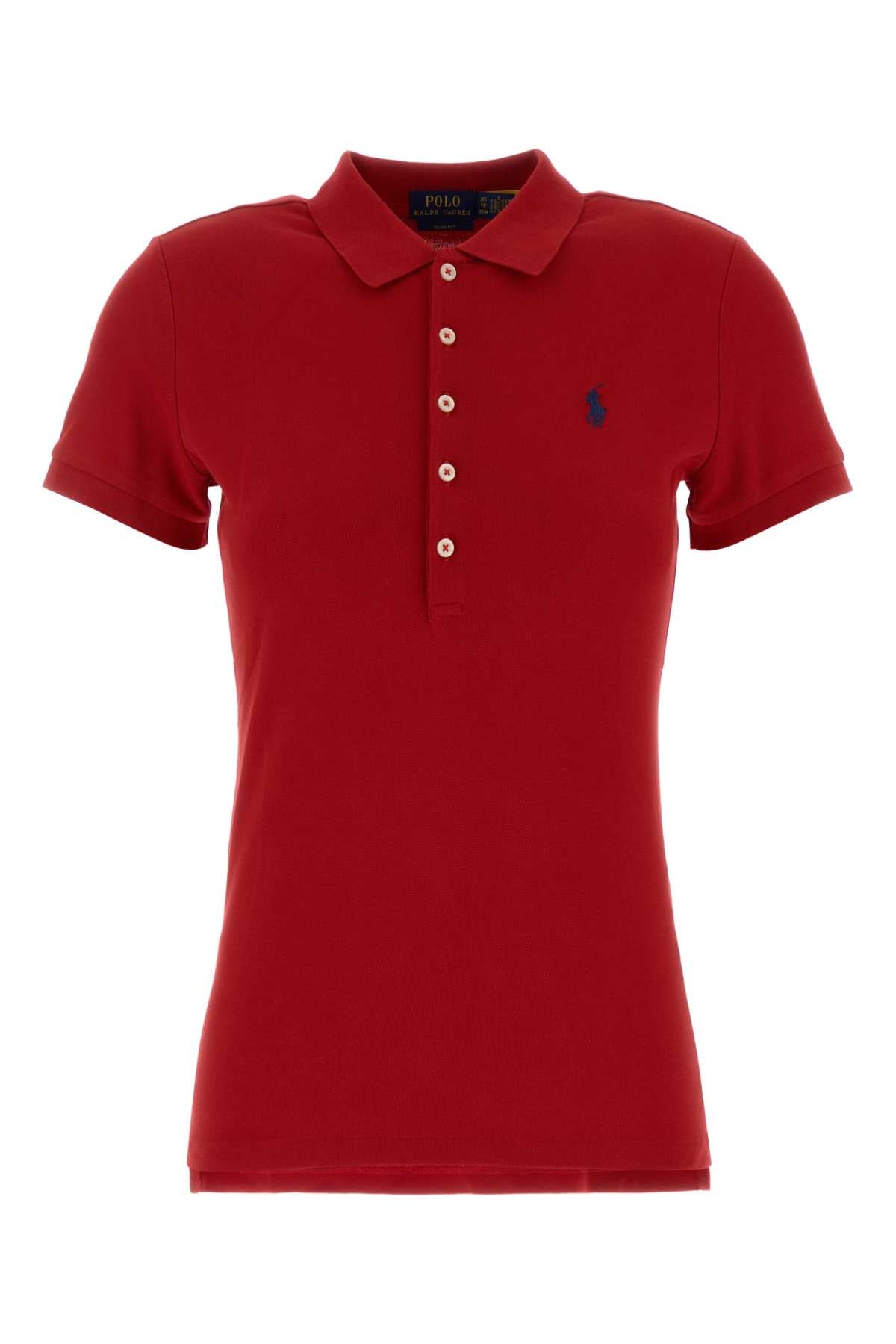 Polo Ralph Lauren Stretch Piquet Polo Shirt — Red by Polo Ralph Lauren