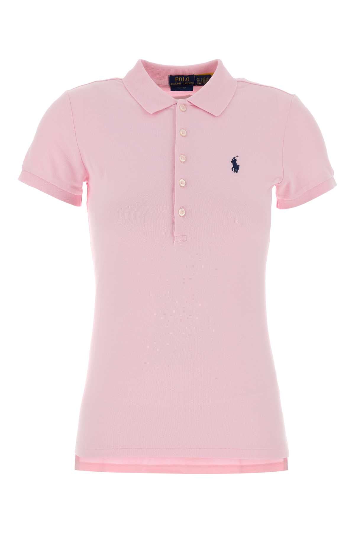Polo Ralph Lauren Stretch Piquet Polo Shirt — Pink by Polo Ralph Lauren