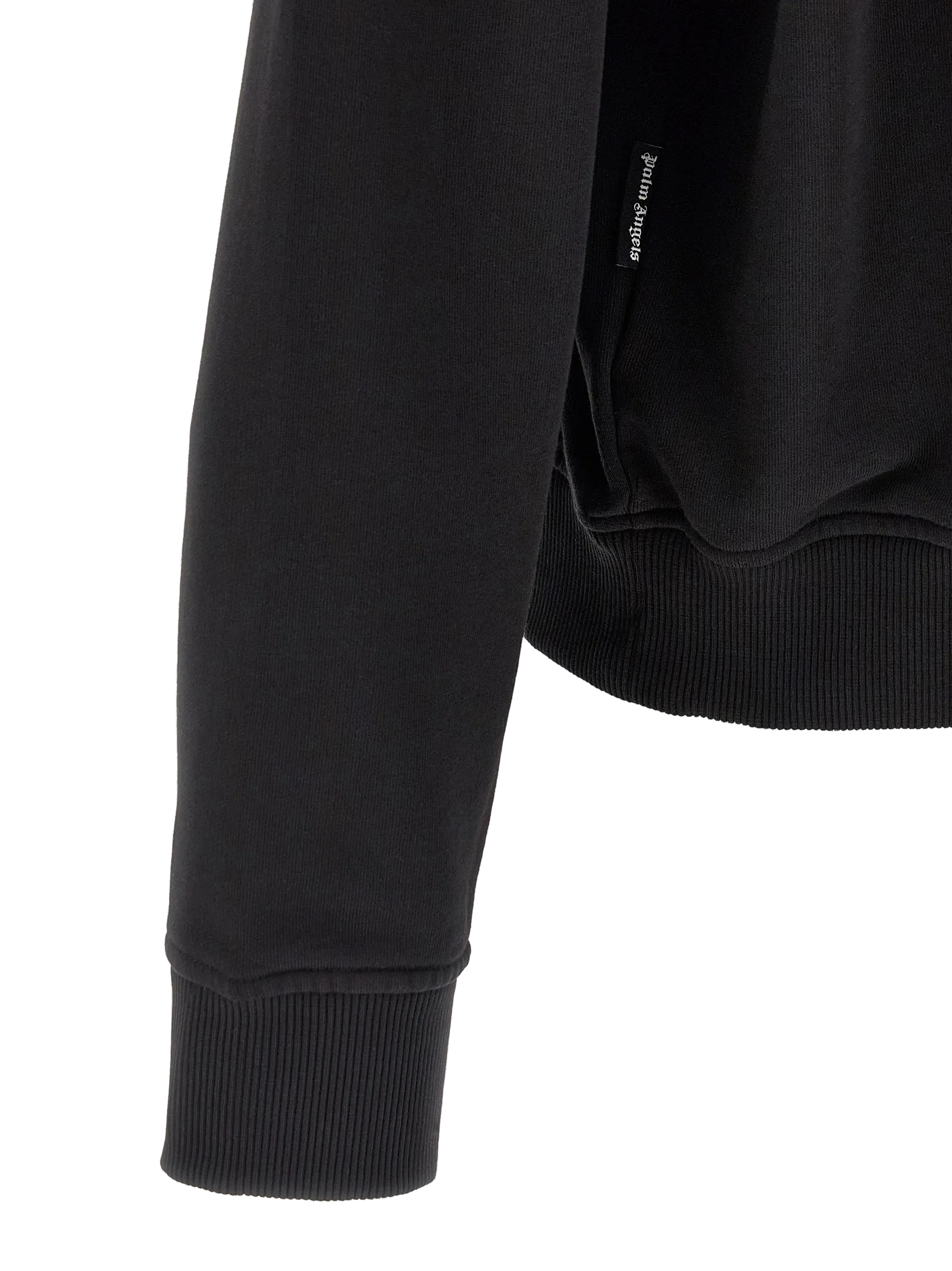 Palm Angels Logo-Embroidered Sweatshirt — Black, view 4