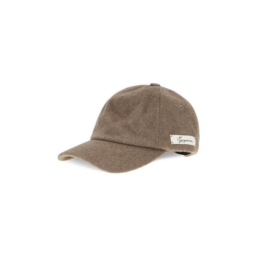 Jacquemus JAACU00852AW00701850BB Wool Baseball Cap — Brown, view 2