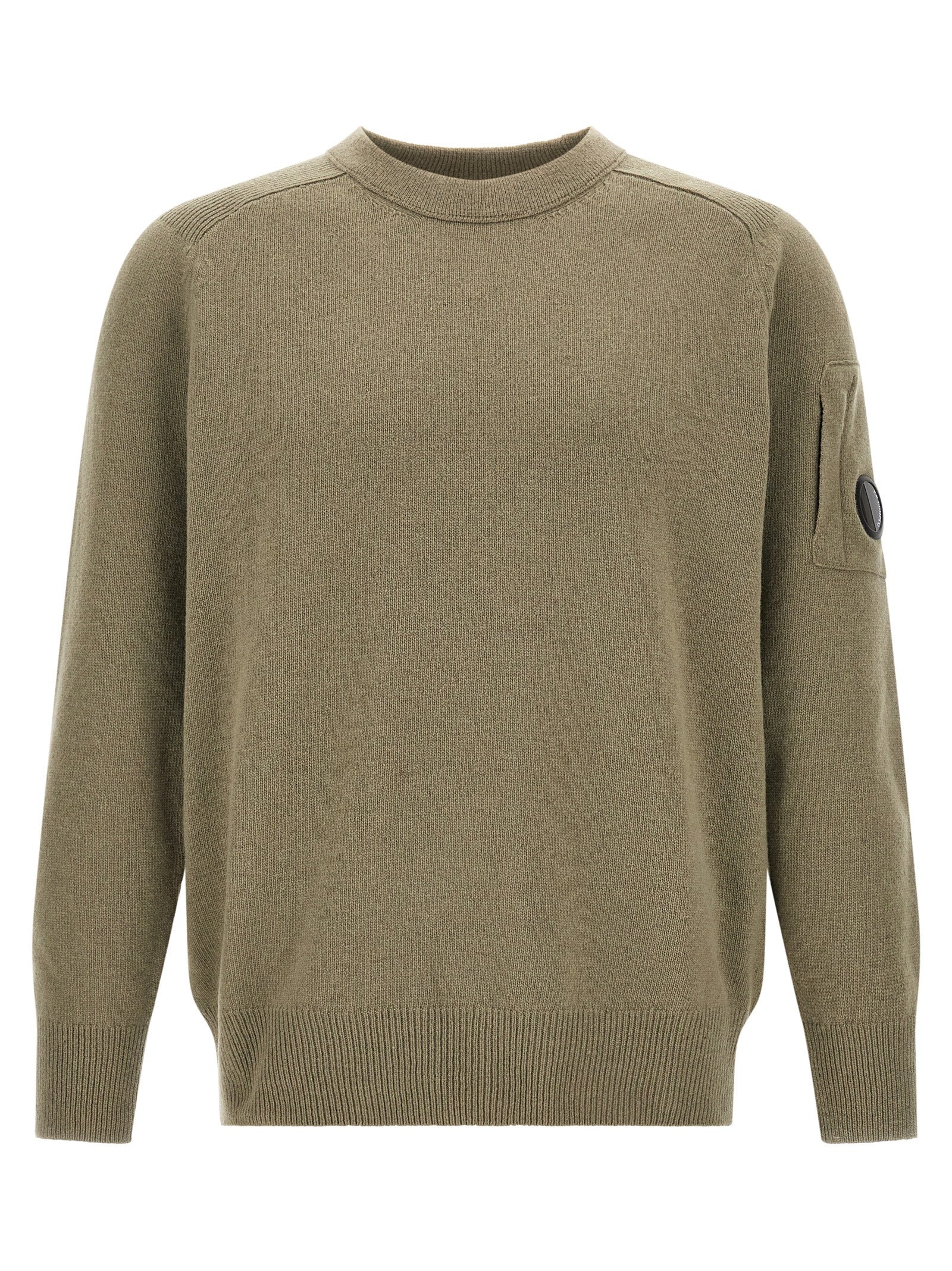 C.P. Company Compact Lamb Wool Sweater — Green by C.p. Company
