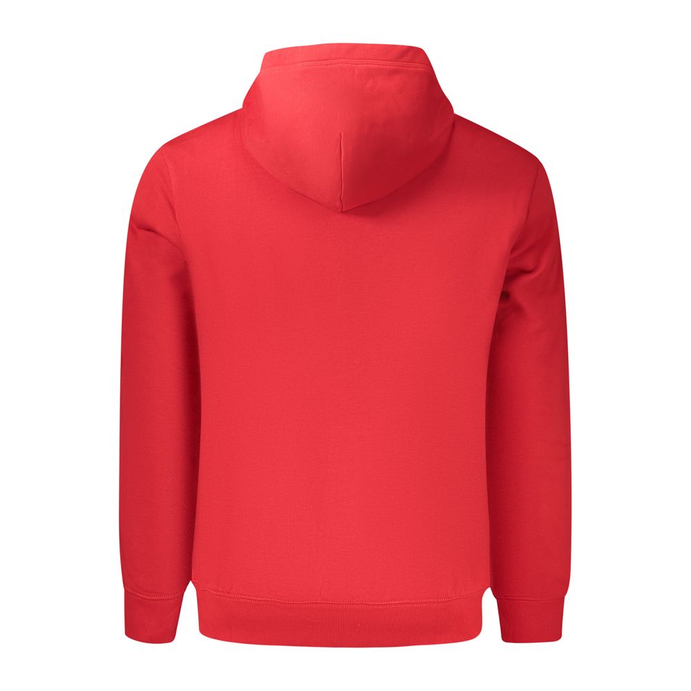 Napapijri Cotton Hoodie — Red, view 2