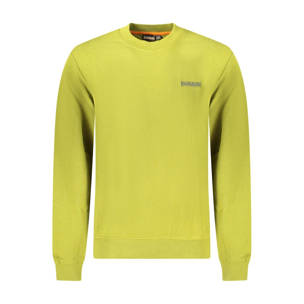 Napapijri Brushed Cotton Sweatshirt — Green by Napapijri