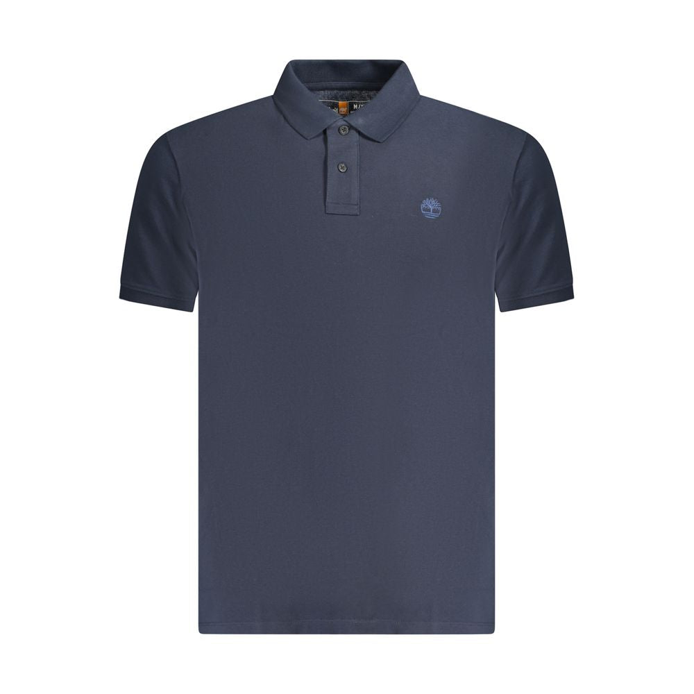 Timberland Cotton Logo Polo — Blue by Timberland