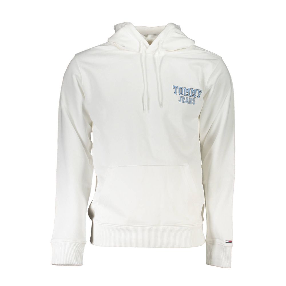 Tommy Hilfiger Logo-Embroidered Cotton Hoodie — White by Tommy Hilfiger
