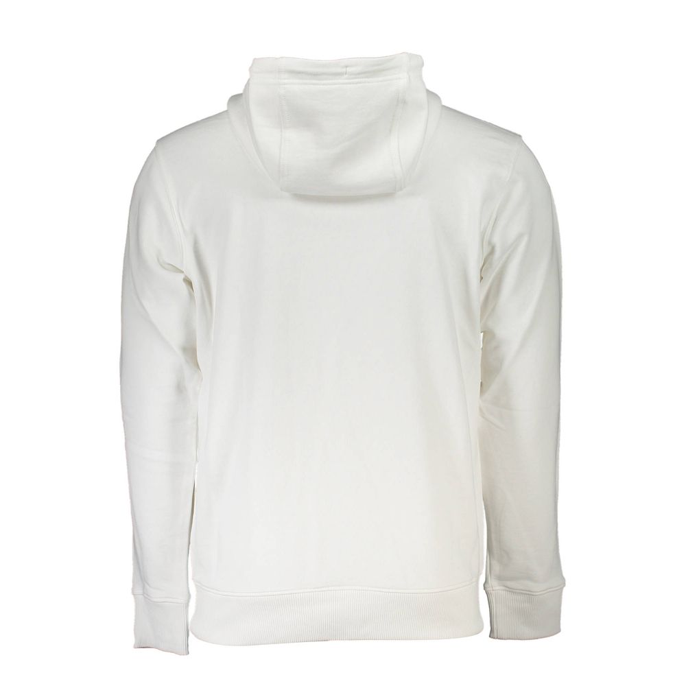 Tommy Hilfiger Logo-Embroidered Cotton Hoodie — White, view 2