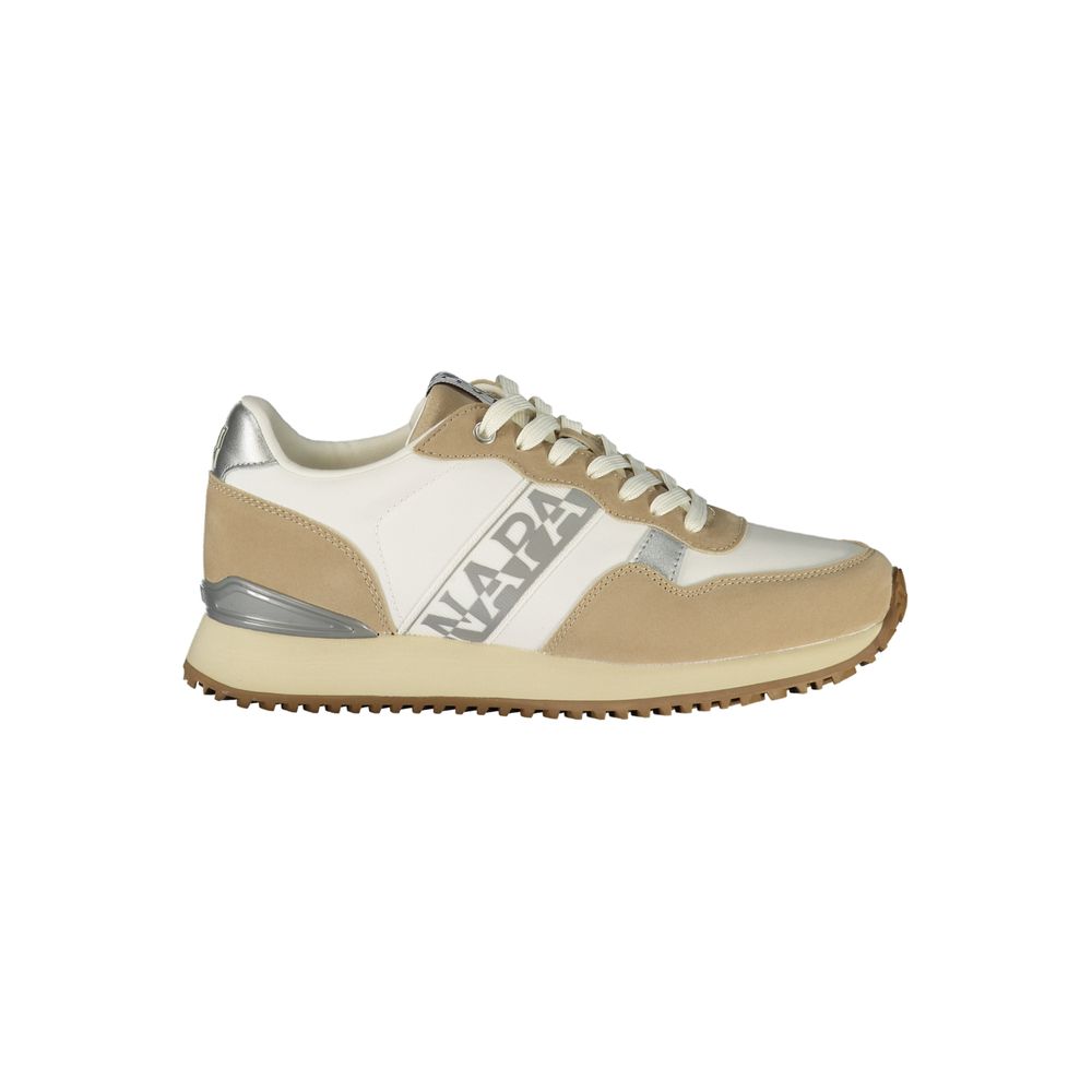 Napapijri Colour-Block Polyester Sneakers — White by Napapijri