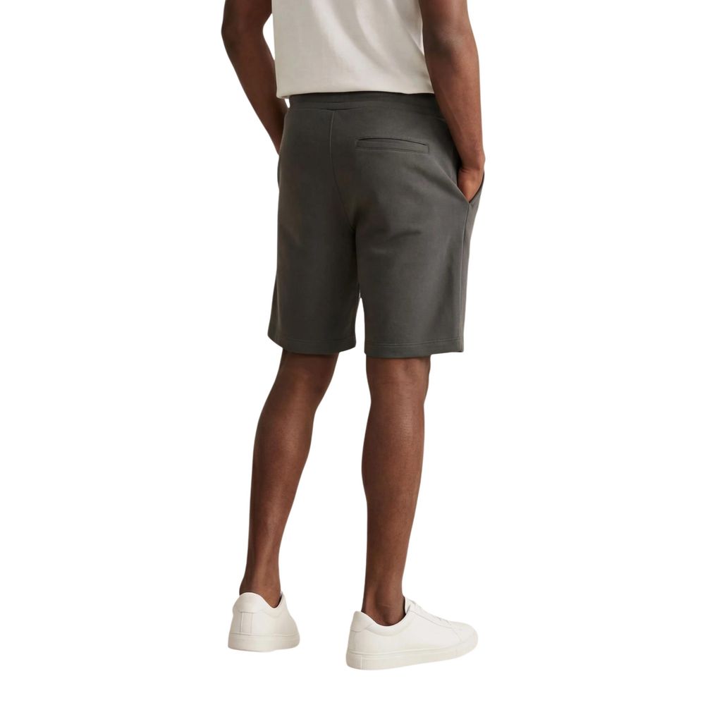 Armani Exchange Cotton Shorts — Gray, view 2