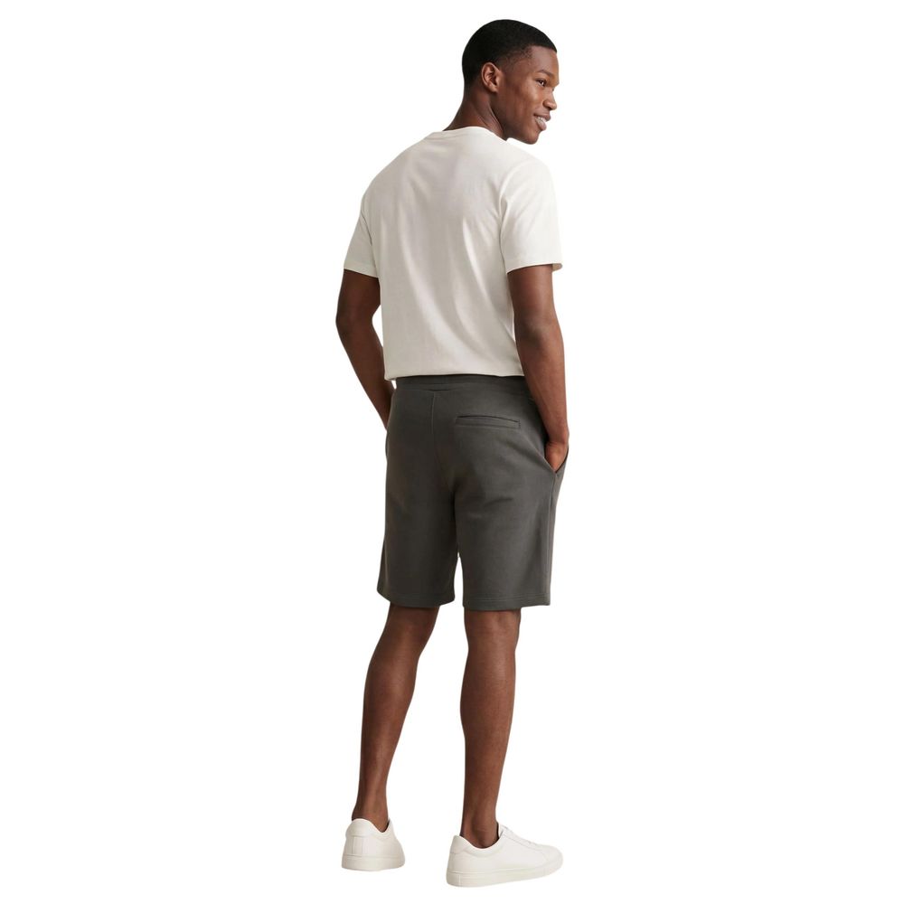 Armani Exchange Cotton Shorts — Gray, view 4