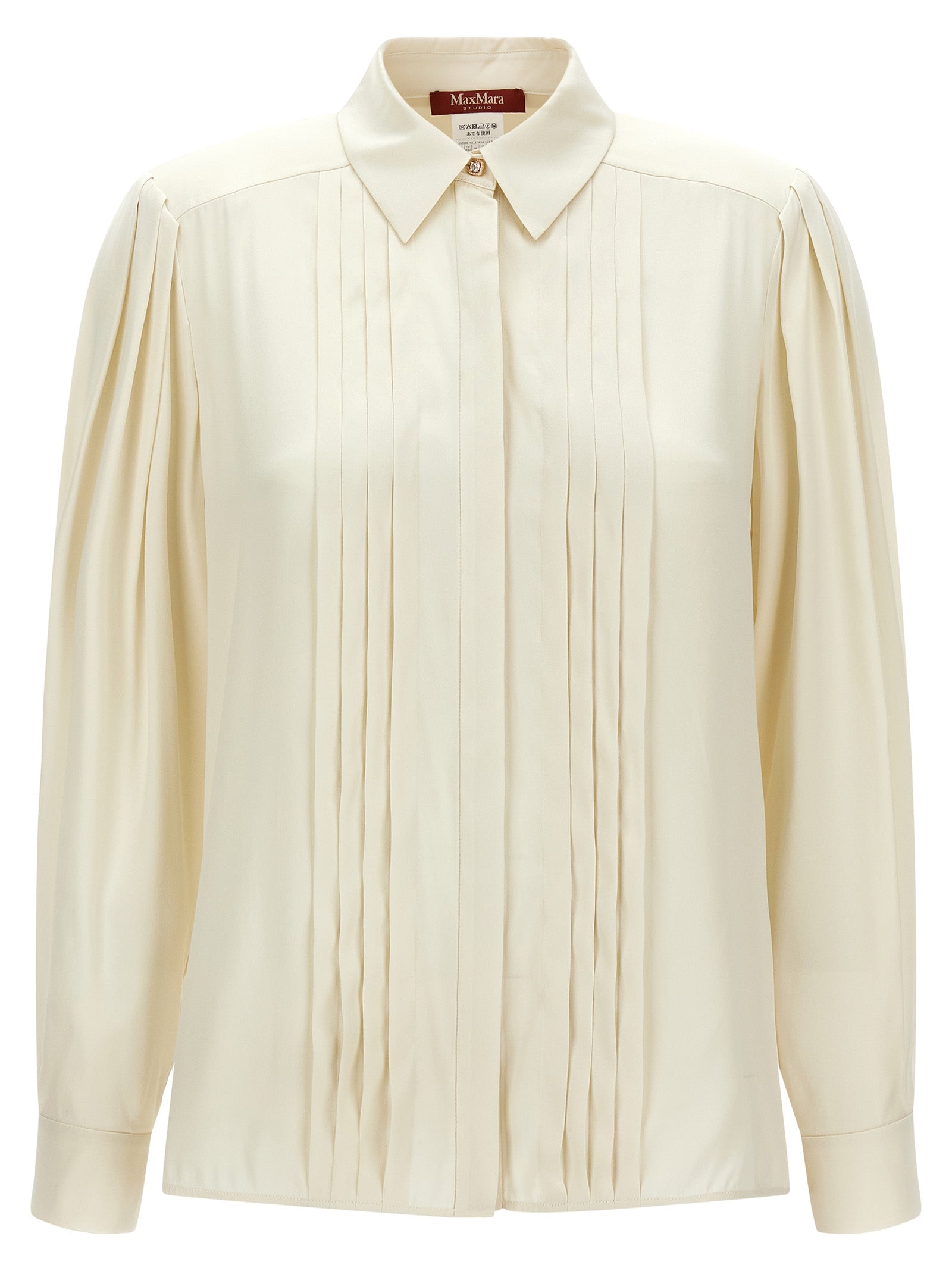 Max Mara Vongola Blouse — White by Max Mara