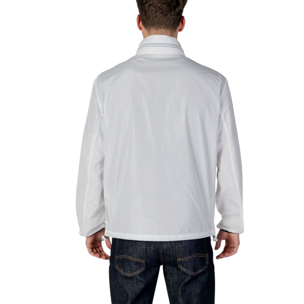 Armani Exchange Polyester Shell Jacket — White, view 4