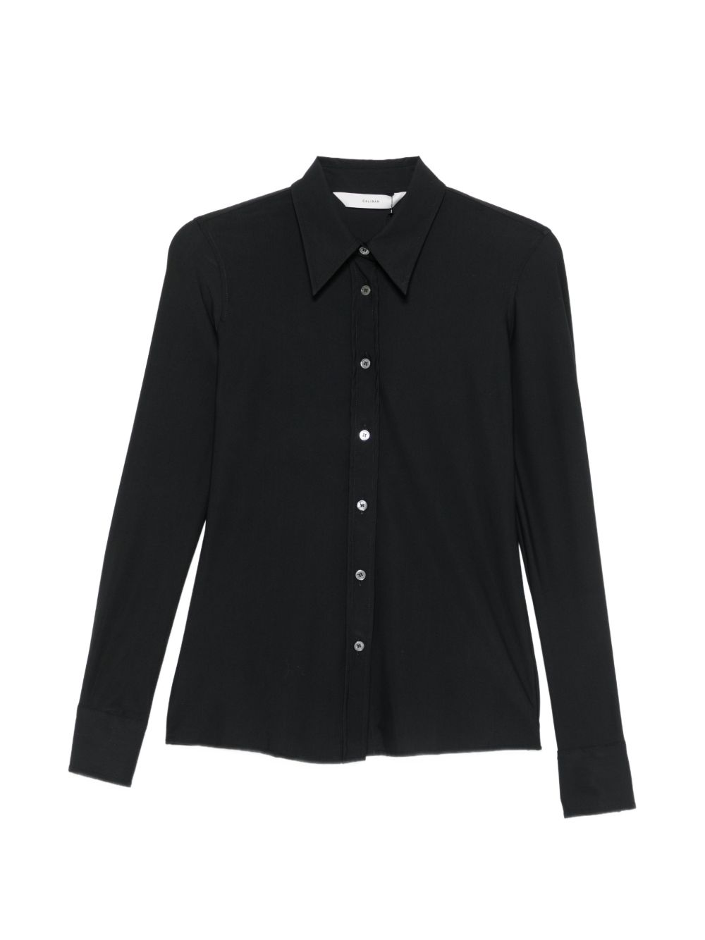 ARCHIVIO '67 Fitted Button-Down Shirt — Black by ARCHIVIO '67