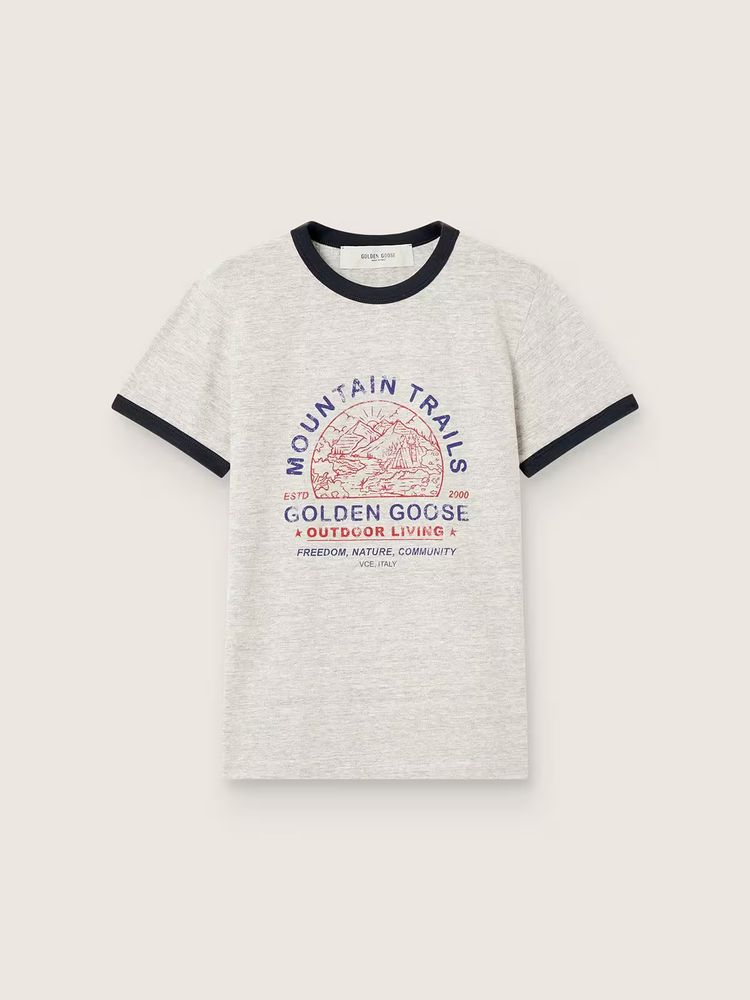 Golden Goose Outdoor Living T-Shirt — Grey by Golden Goose