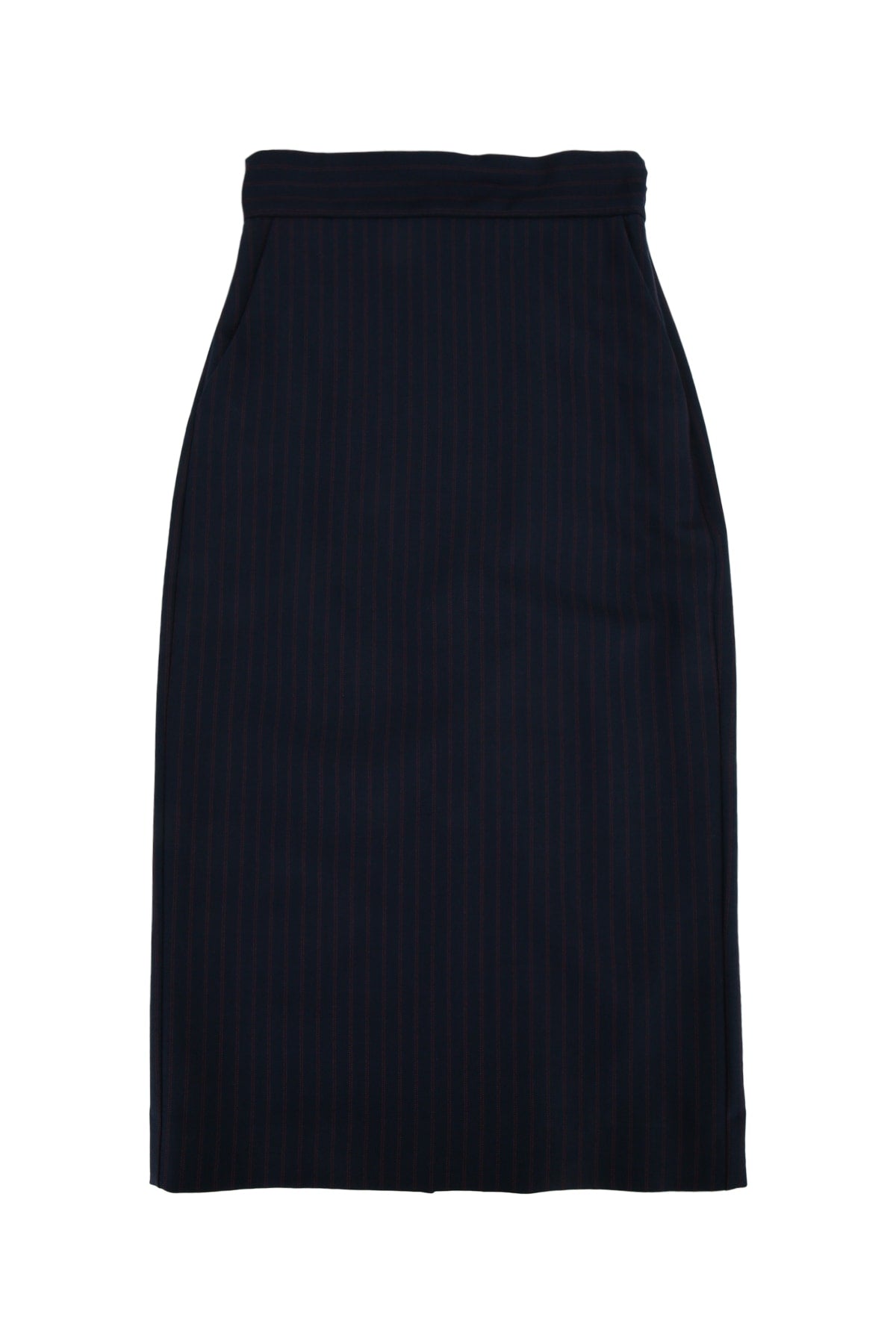 Elisabetta Franchi Pleated Wool Skirt — Black by Elisabetta Franchi