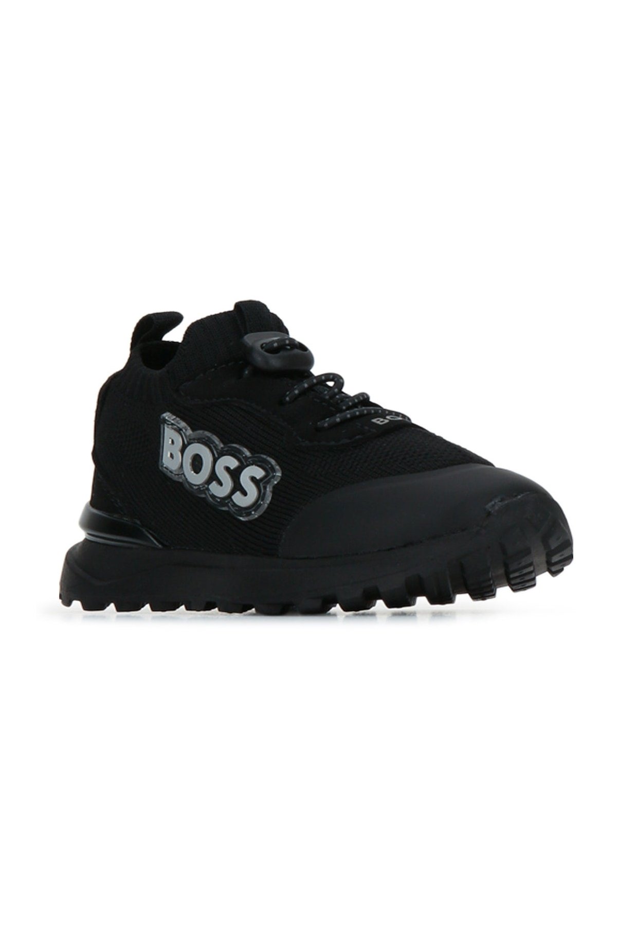 Boss Kids Tennis Sneaker — Black, view 2