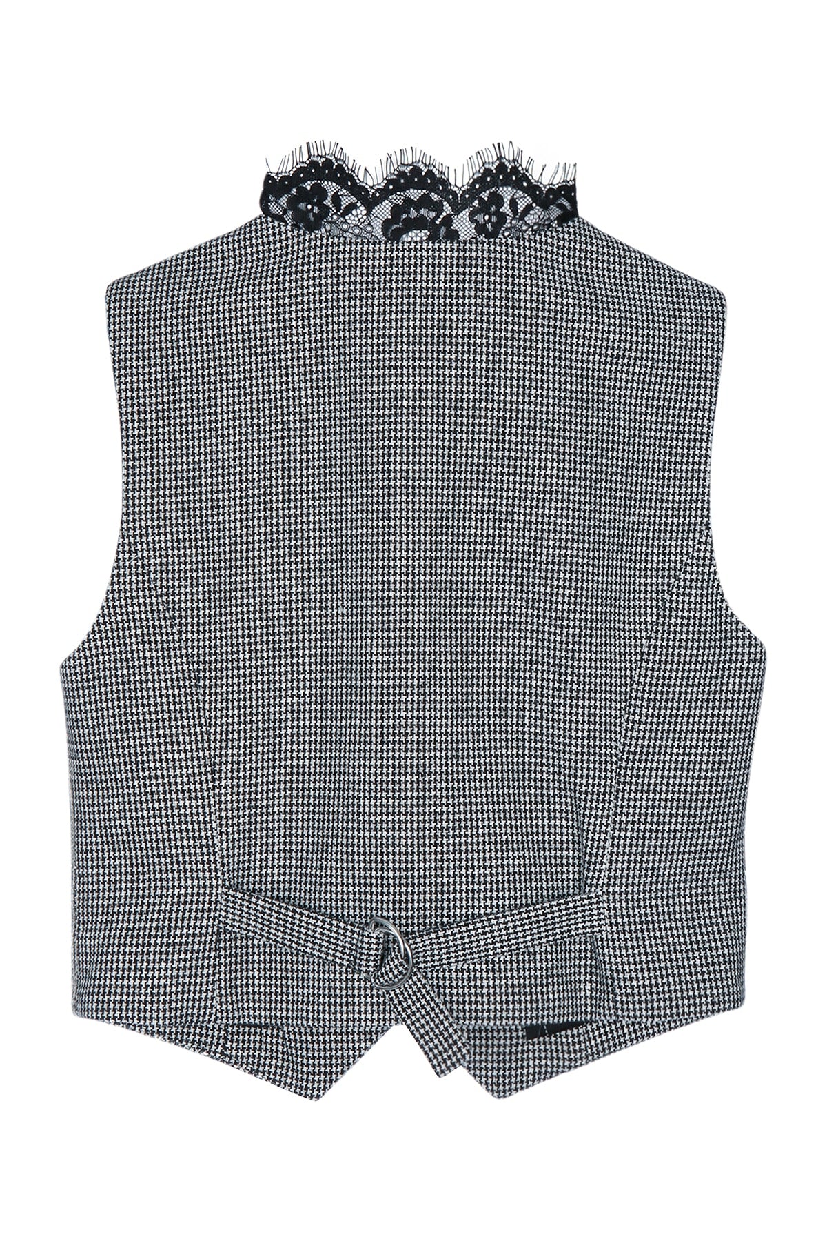 Ermanno Firenze Pailletes Vest — Silver, view 2