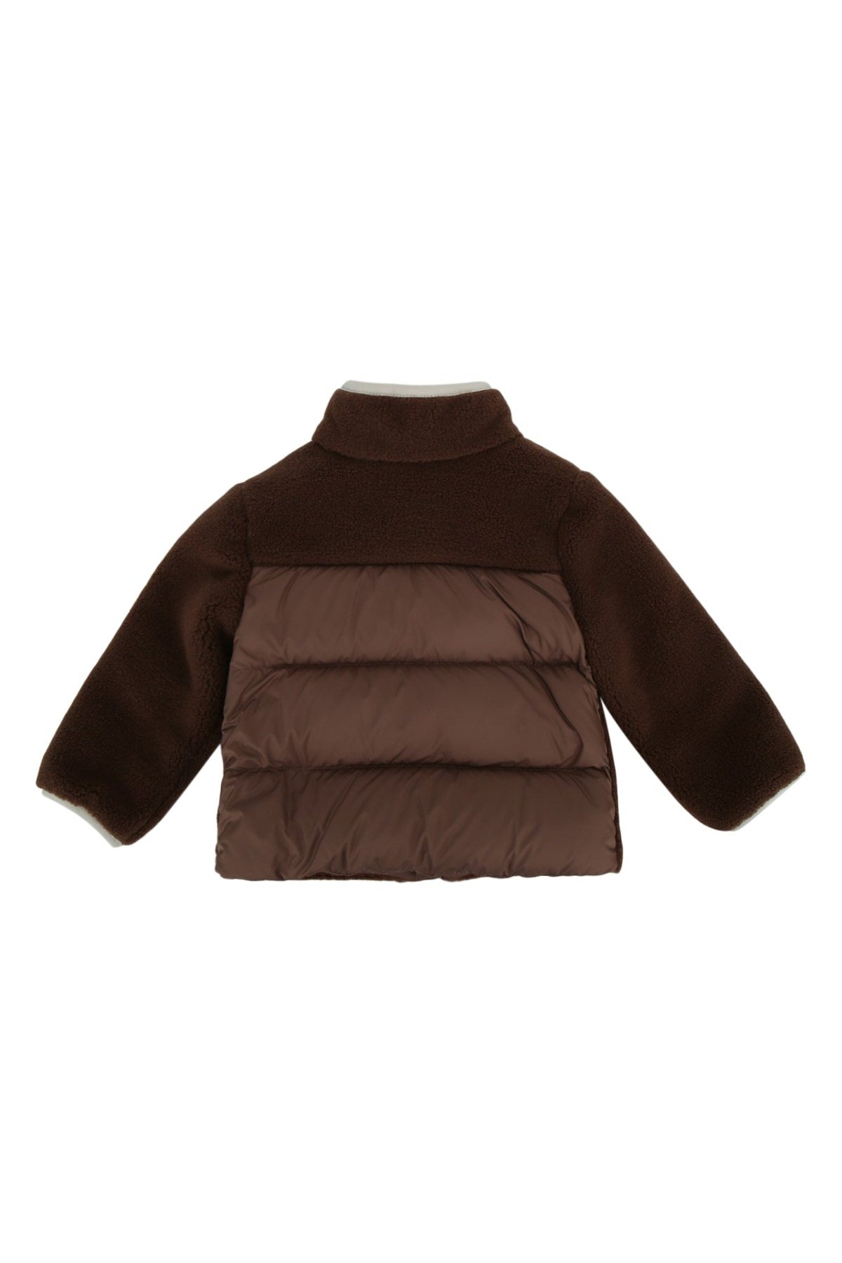 Moncler Jr Jacket Down Jacket — Brown, view 2