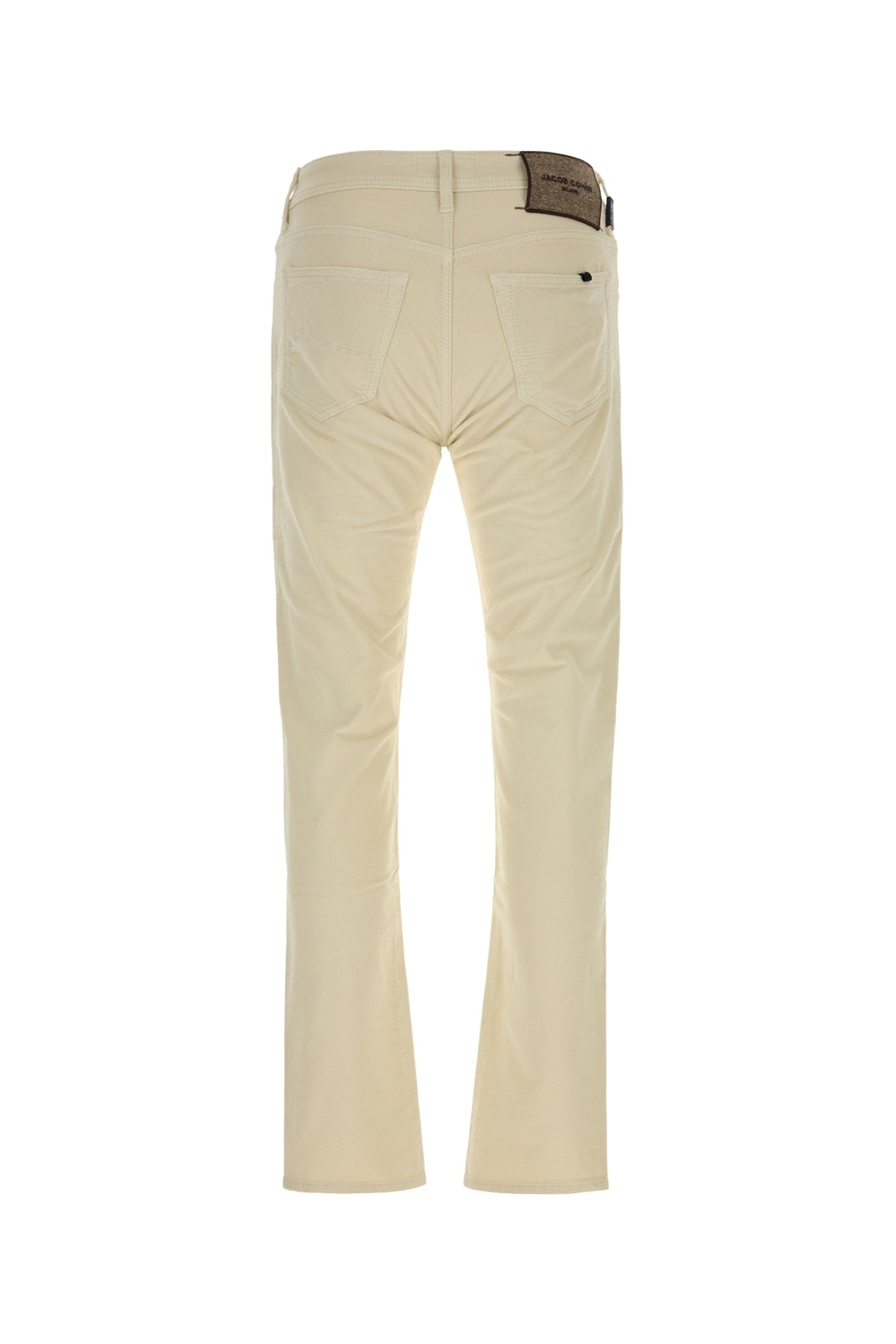 Jacob Cohen Five-Pocket Denim Trousers — Beige, view 2