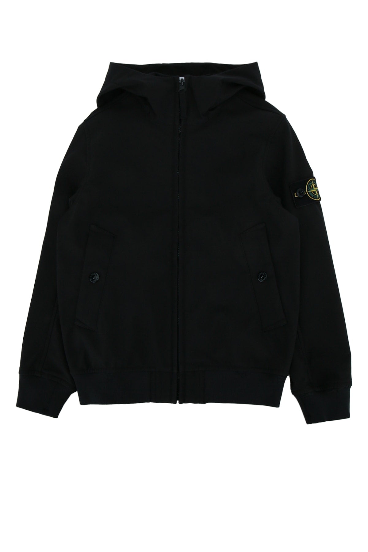 Stone Island Kids Parka Jacket — Black by Stone Island Kids
