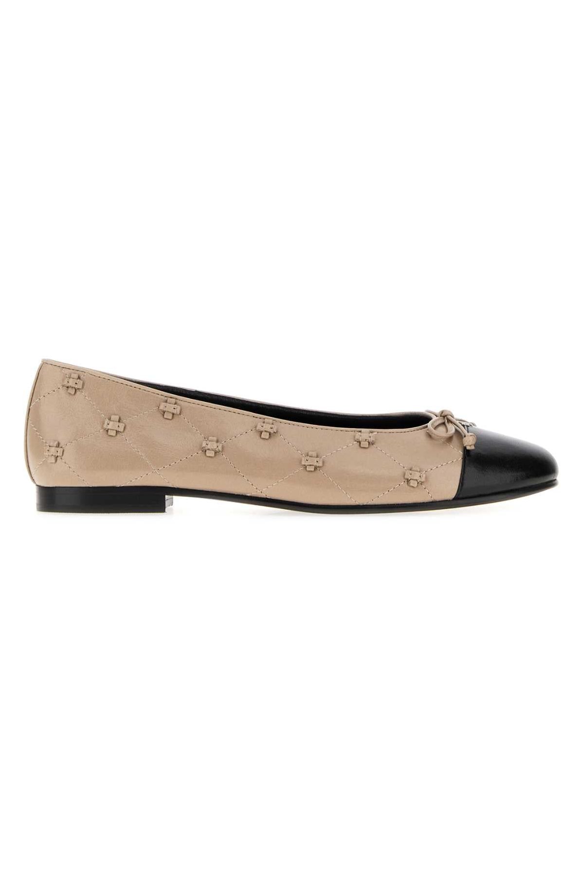 Tory Burch Cemento Ballet Flat — Beige by Tory Burch