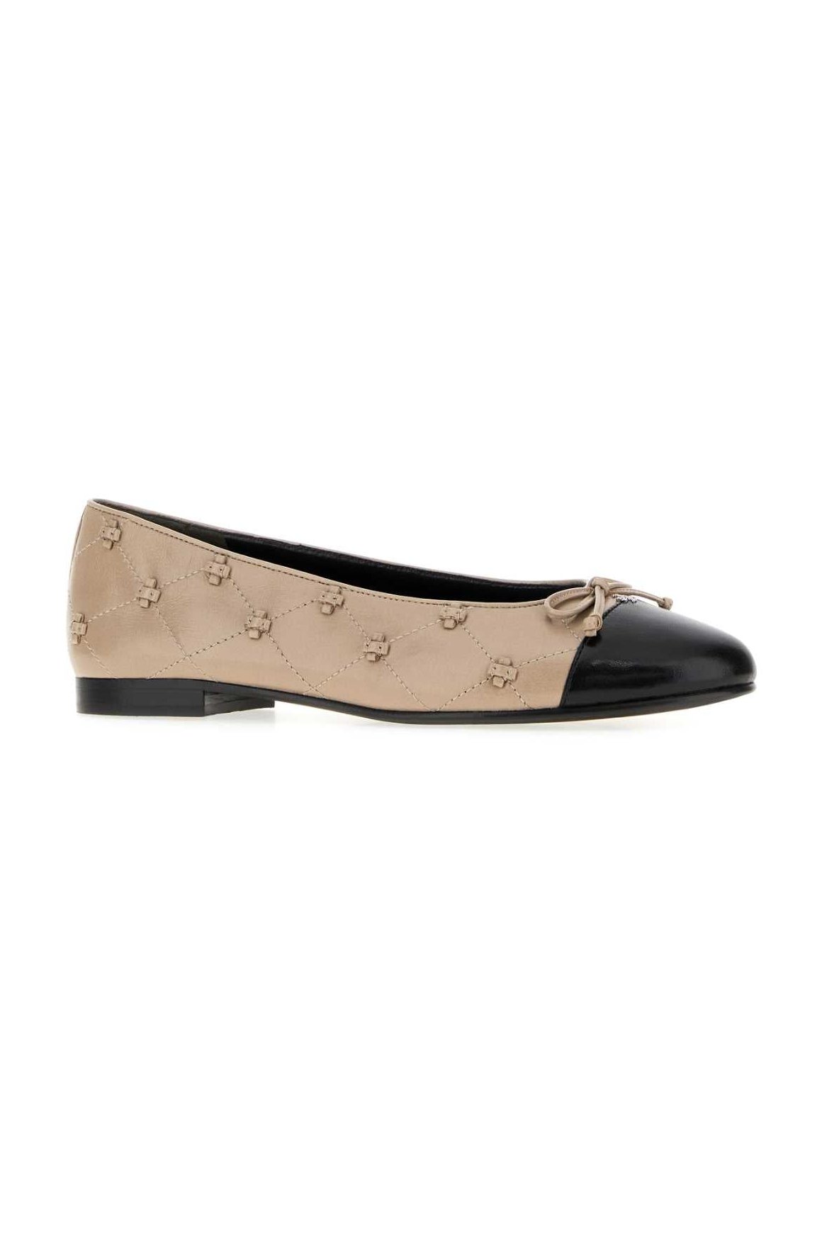 Tory Burch Cemento Ballet Flat — Beige, view 2