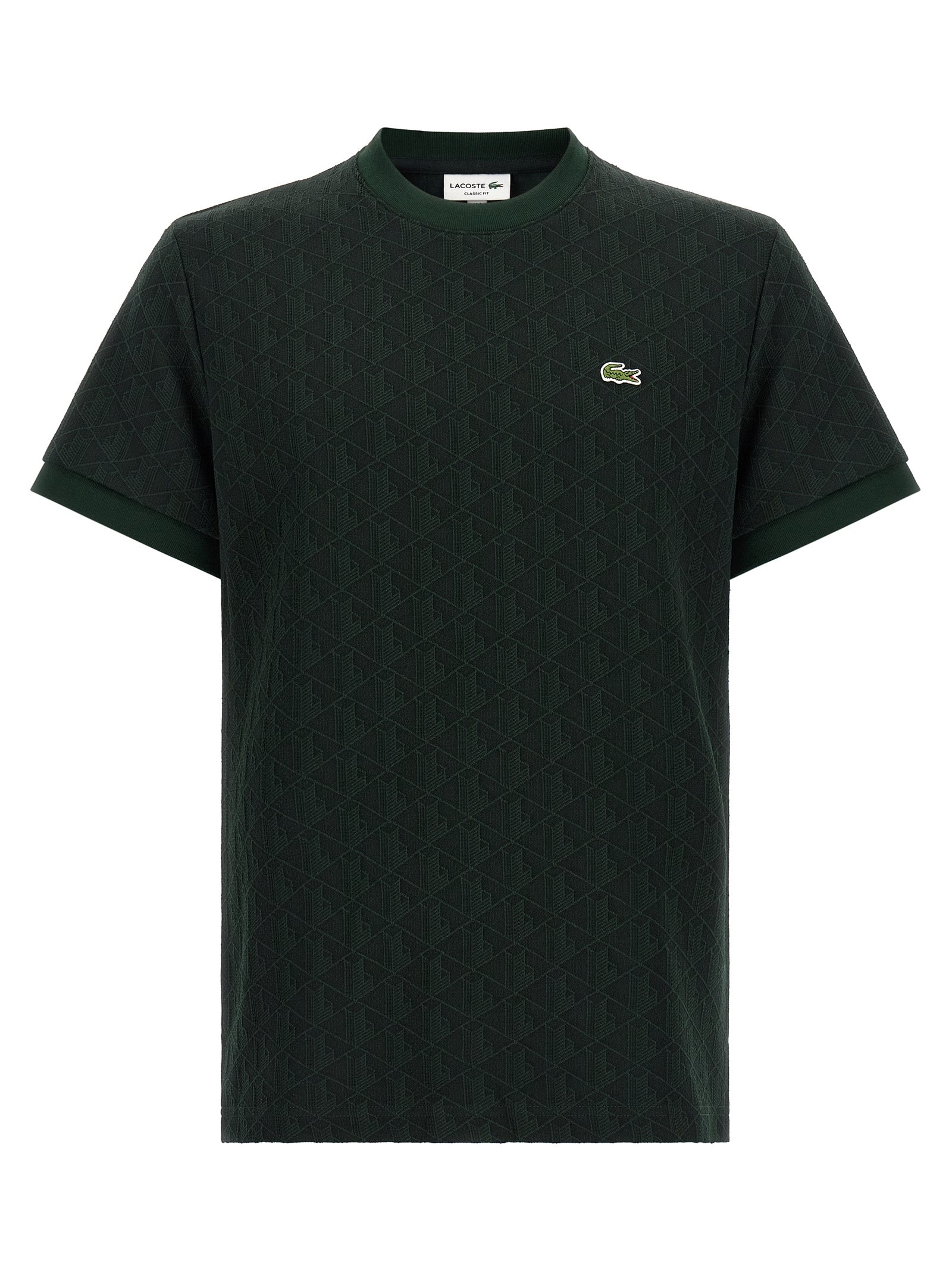 Lacoste Monogram Jacquard T-Shirt by Lacoste