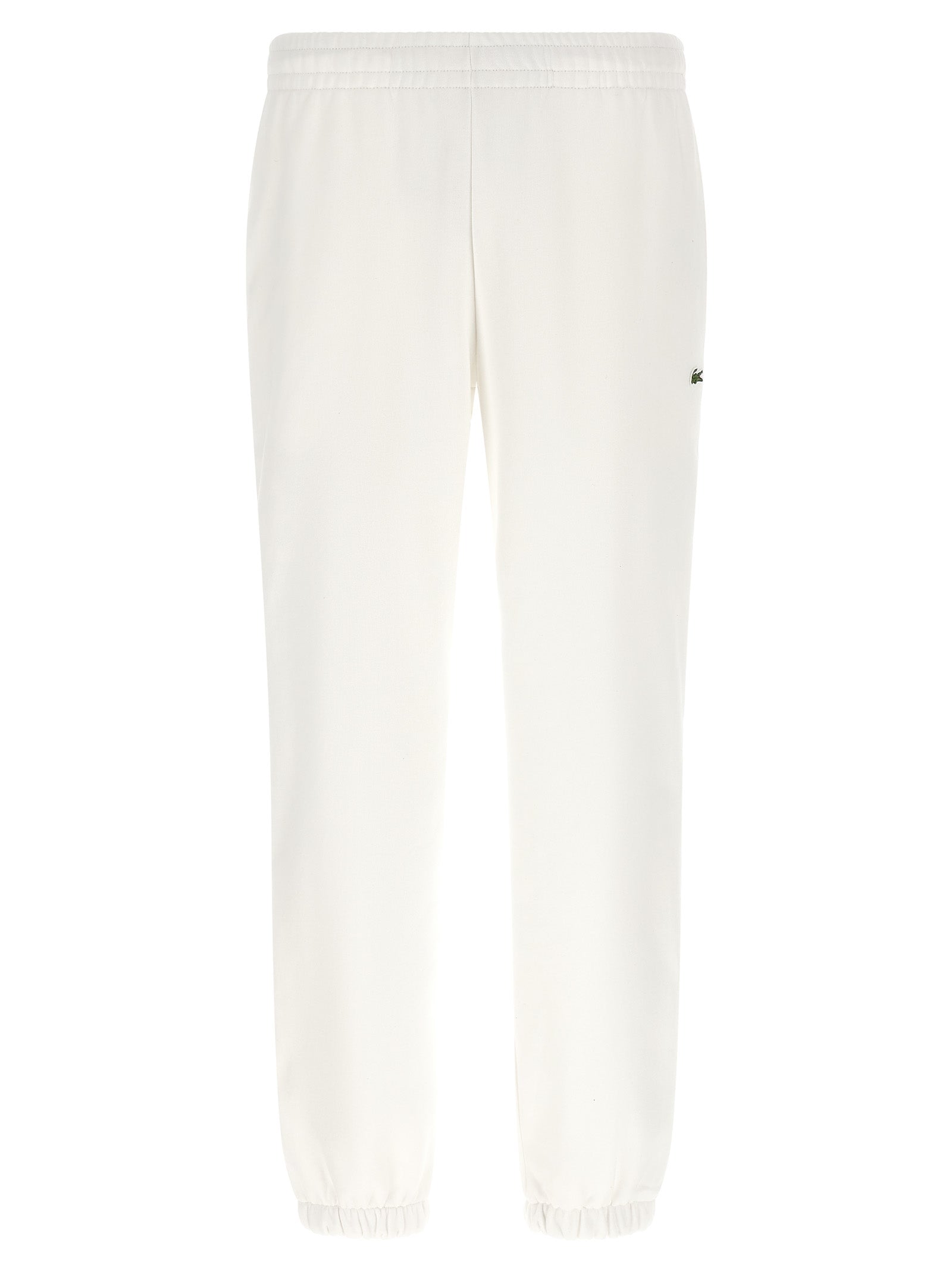 Lacoste Cotton Blend Joggers — White by Lacoste